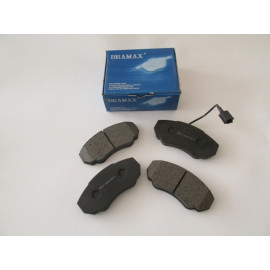 PEUGEOT BOXER- 03/07; ÖN FREN BALATASI 1,9/2,0/2,5/2,8 (1 KABLOLU)(DİSK) (140,6X66,1X18) (BRAMAX) 1593-6350A