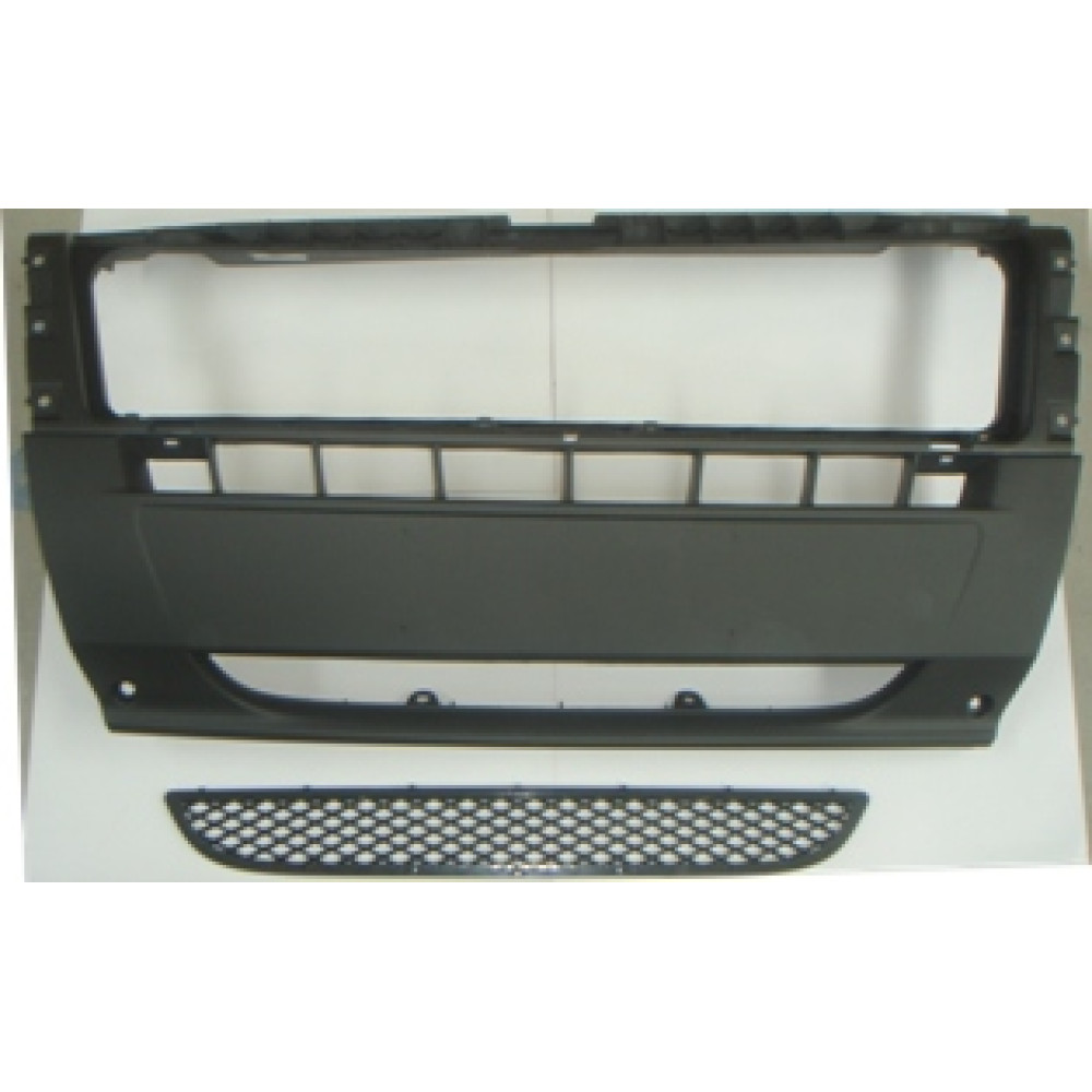 FIAT DUCATO- 07/14; ÖN TAMPON ORTA SİYAH (PANJURLU)(EUROBUMP) 1893-2001