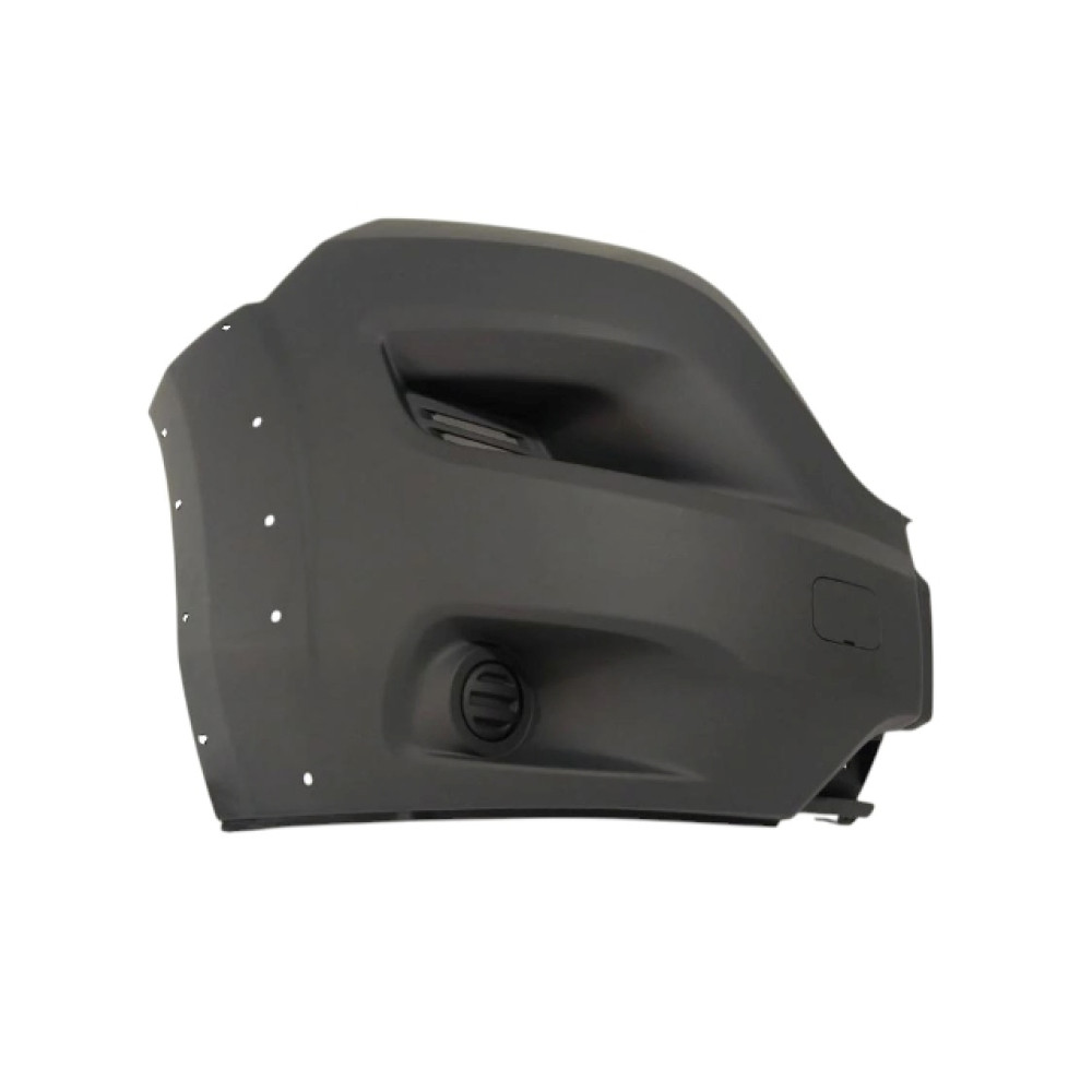 PEUGEOT BOXER- 14/24; ÖN TAMPON UCU SAĞ GRİ (SİS DELİKSİZ/ÇEKİ KAPAKLI)(DODİK DELİKLİ) 1595-2023A