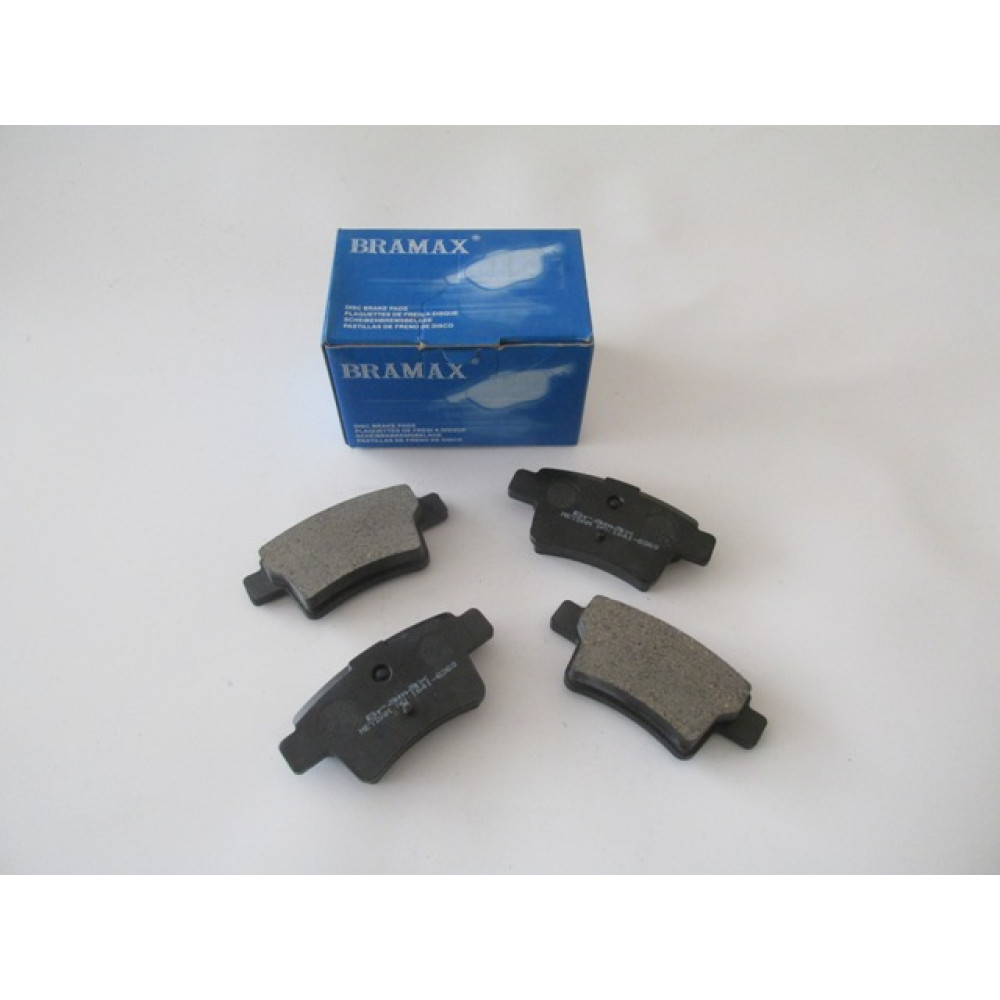 CITROEN C4 PICASSO- 07/12; ARKA FREN BALATASI 1,6/1,8/2,0(KABLOSUZ)(DİSK)(102,3X48,4X15,5)(BRAMAX) 1641-6360