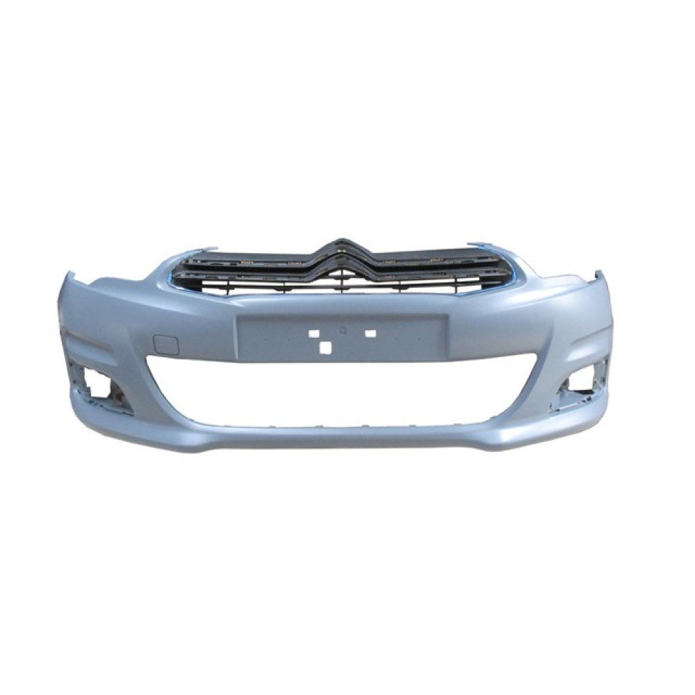 CITROEN C4- 11/17; ÖN TAMPON SİYAH (ASTARLI FAR YIKAMASIZ/SİS DELİKLİ/SENSÖR DELİKSİZ(TÜV)(TYG) 1643-2000
