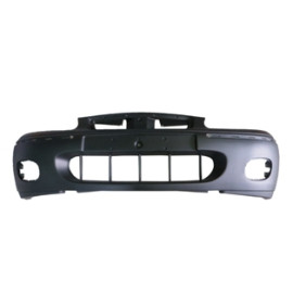 ROVER 200/214/216- 95/00; ÖN TAMPON SİYAH (YUVARLAK SİS/BANT DELİKLİ) (TYG) 1701-2000