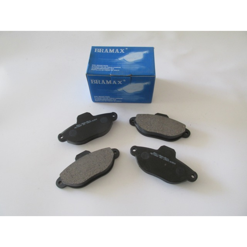 FORD KA- 09/10; ÖN FREN BALATASI 1.2cc (KABLOSUZ)(DİSK) (114.9x55.4x16.5) (BRAMAX) 822-6350