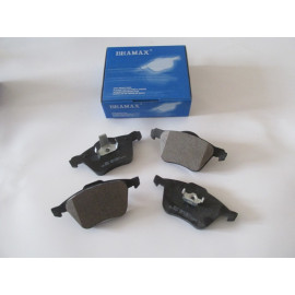 VOLVO XC90- 04/15; ÖN FREN BALATASI (KABLOSUZ)(DİSK)(155,2X72,3X18,6/15;6,4X71,6X17)(BRAMAX) 1951-6350