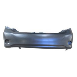 TOYOTA COROLLA- E150- 07/10; ARKA TAMPON SİYAH (REFLEKTÖR DELİKLİ (SENSÖR DELİKSİZ) (TYG) 200-2600