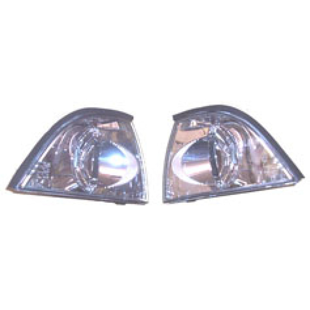 BMW 3 SERI- E36- COUPE- 91/98; MODİFİYE ÖN SİNYAL BEYAZ SAĞ/SOL SET 2 PARÇA (TYC) 2004-1109