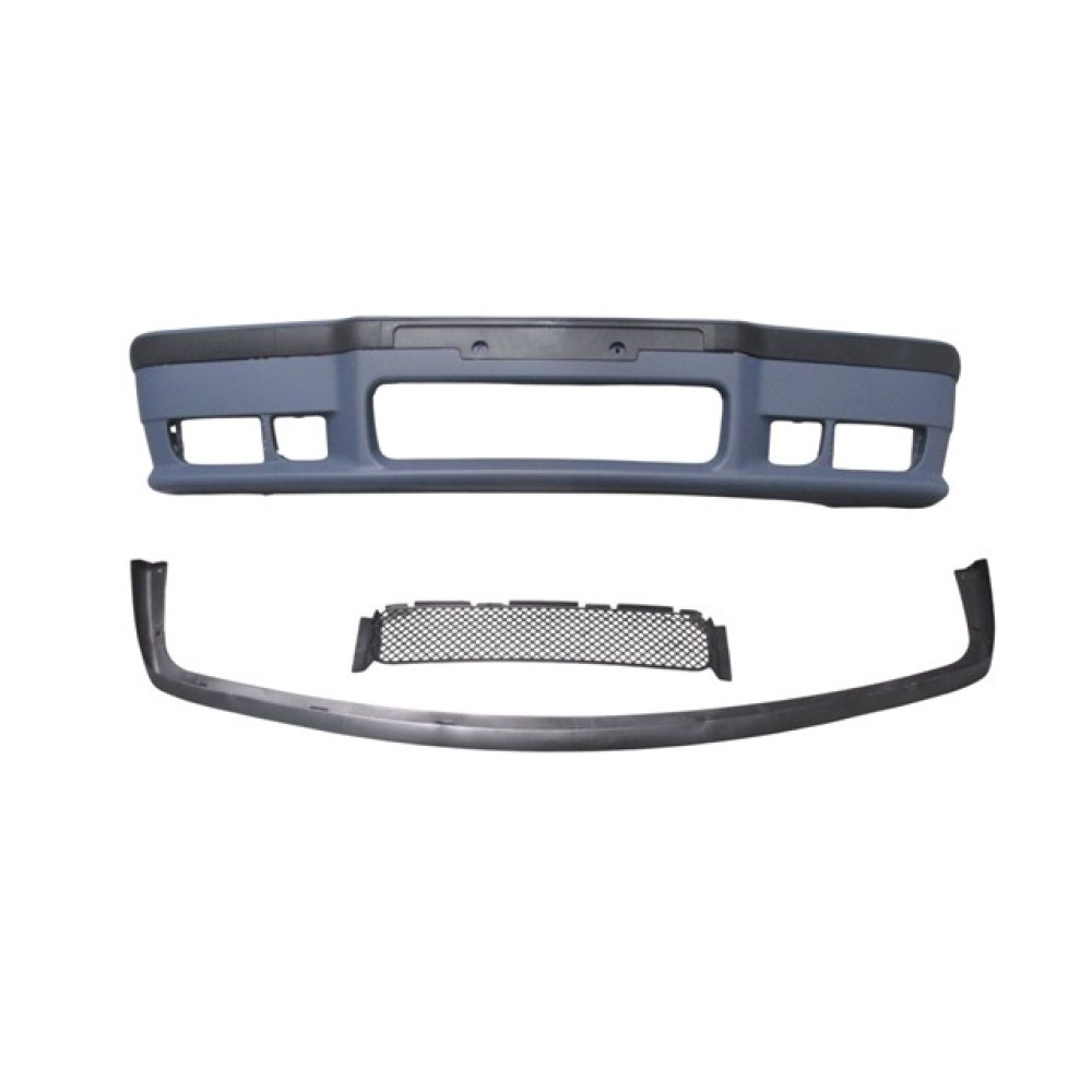 BMW 3 SERI- E36- 91/98; ÖN TAMPON ASTARLI (SPOİLERLİ/BANDLI/PANJURLU/SİS DELİKLİ) (M-TECH/M3) 2004-2002