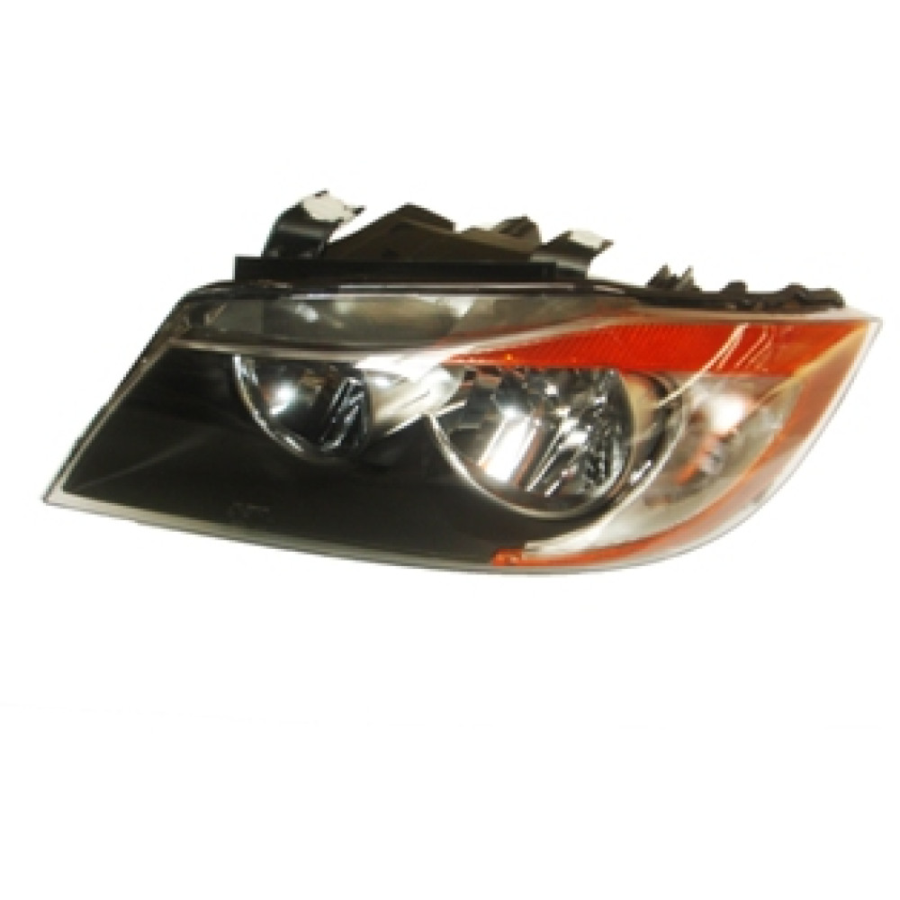 BMW 3 SERI- E90- 05/09; FAR LAMBASI SOL SİYAH/ELEKTRİKLİ (SARI REFLEKTÖRLÜ) (EAGLE EYES) 2008-1002