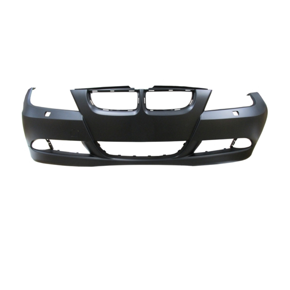 BMW 3 SERI- E90- 05/09; ÖN TAMPON SİYAH (ASTARLI SENSÖR DELİKSİZ FAR YIKAMA DELİKLİ SİS DELİKLİ TYG) 2008-2000