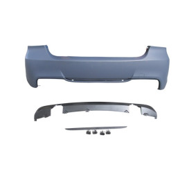 BMW 3 SERI- E90- 05/11; ARKA TAMPON ASTARLI(SEN. YUVALI/KARLIKLI/ÇİFT EGZOS/ ÇEK.KAPAKLI)M-TECH/335İ 2008-2603A