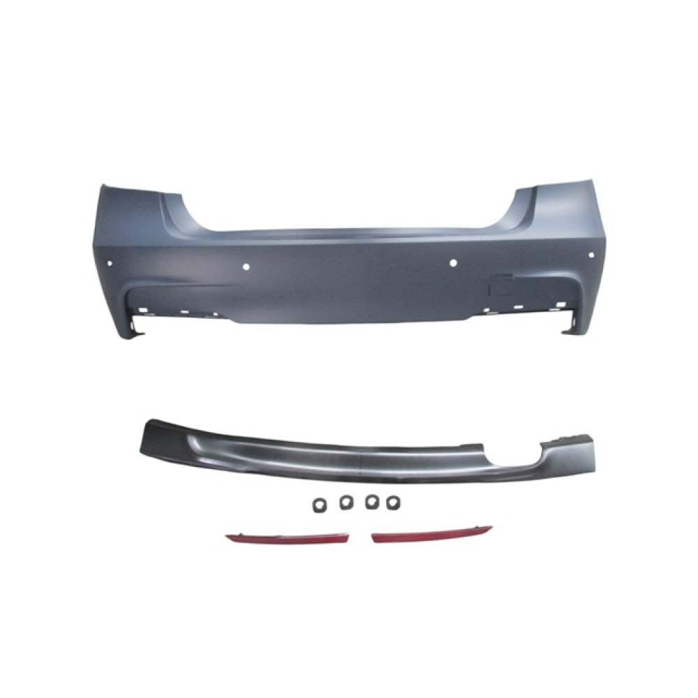 BMW 3 SERI- F30- 12/14; ARKA TAMPON ASTARLI (SENSÖR YUVALI/KARLIKLI/REFLEKTÖRLÜ) (M-TECH) 2009-2601A