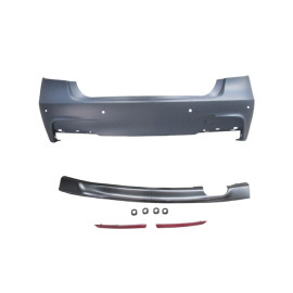 BMW 3 SERI- F30- 12/14; ARKA TAMPON ASTARLI (SENSÖR YUVALI/KARLIKLI/REFLEKTÖRLÜ) (M-TECH) 2009-2601A