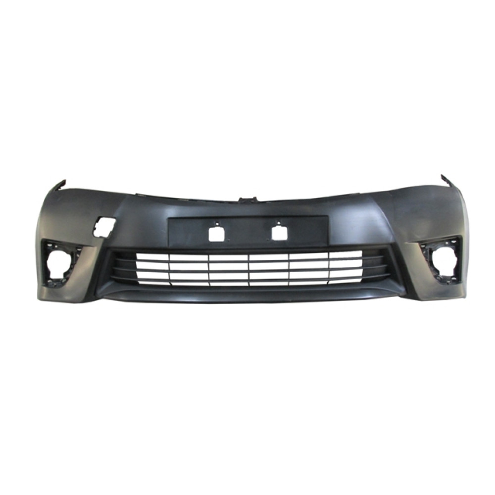 TOYOTA COROLLA- NDE180- 13/16; ÖN TAMPON SİYAH (PANJURLU/SENSÖR DELİKSİZ/ÇEKİ DEMİRİ KAPAK DELİKLİ) 201-2000