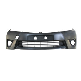 TOYOTA COROLLA- NDE180- 13/16; ÖN TAMPON SİYAH (PANJURLU/SENSÖR DELİKSİZ/ÇEKİ DEMİRİ KAPAK DELİKLİ) 201-2000