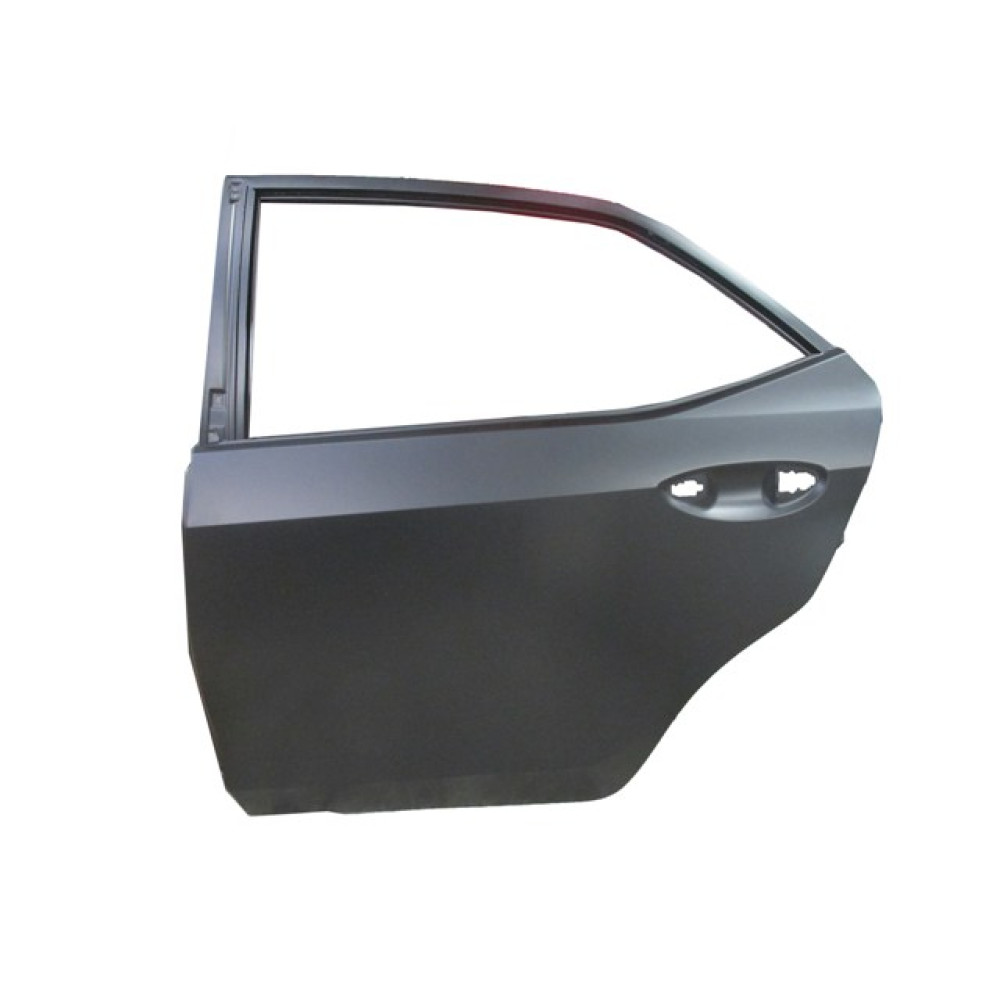 TOYOTA COROLLA- NDE180- 13/18; ARKA KAPI KOMPLE SOL SİYAH (BAND DELİKSİZ) (İCELİ/ÇEKOMASTİKLİ) (TW) 201-2802