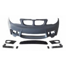 BMW 1 SERI- E87- 04/11; ÖN TAMPON GRİ(SİS D.Lİ/F.YIK.LI/SEN.D.Lİ)SİSLİ IZGARALI)8 PARÇA)M1STYLE/LCI 2012-2002A