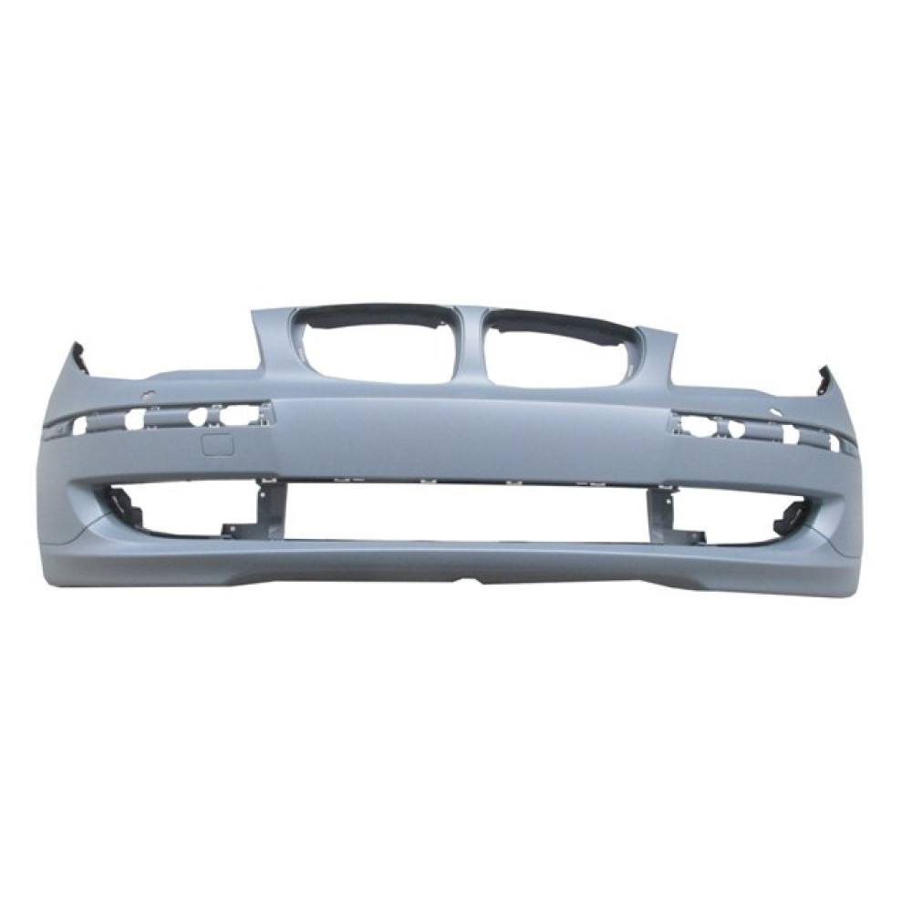 BMW 1 SERI- E87- 09/11; ÖN TAMPON (ASTARLI SİS/BANT DELİKLİ/FAR YIKAMA DELİKLİ (TYG) 2012-2003