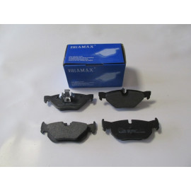 BMW X1- E84- 09/15; ARKA FREN BALATASI (KABLOSUZ)(DİSK)(123X43.8X16.2/123X48X16.2)(BRAMAX) 2040-6360