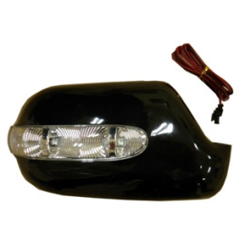 BMW 5 SERI- E39- 96/00; AYNA KAPAĞI SOL SİYAH SİNYALLİ 2016-2996A