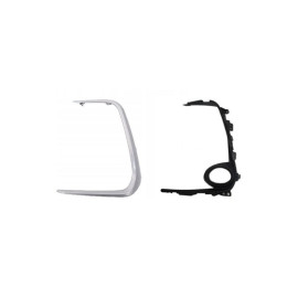 TOYOTA COROLLA- E210- 19/24; SİS LAMBA KAPAĞI SOL SİS DELİKLİ NİKELAJLI İÇ DIŞ SET (2 PARÇA) 202-2064A