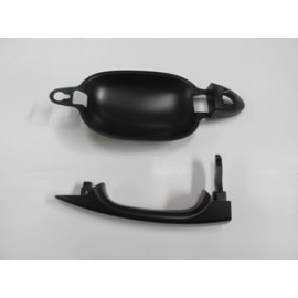 BMW 5 SERI- E60- 04/10; ÖN KAPI DIŞ AÇMA KOLU SOL SİYAH (HUSHAN) 2020-3022