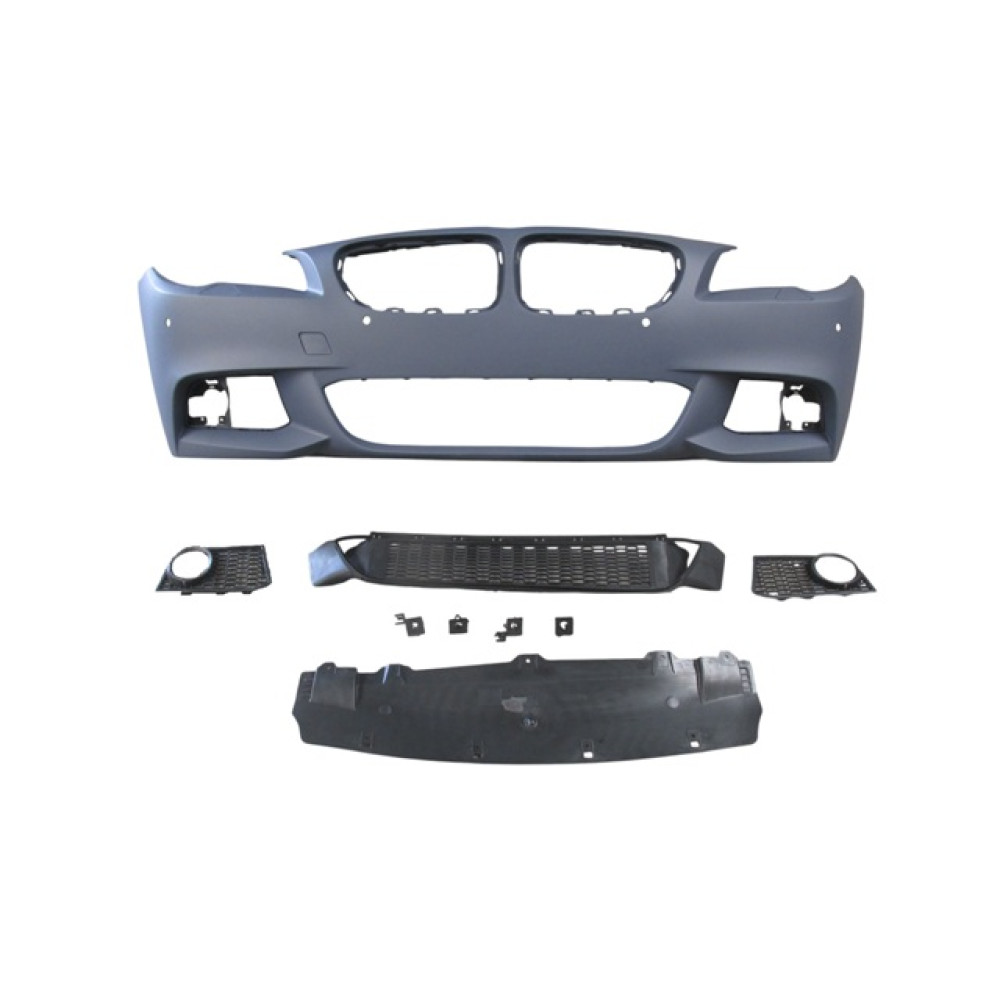 BMW 5 SERI- F10- 10/13; ÖN TAMPON ASTARLI(SİS D.Lİ KAPAK/IZGRALI/PLAKA PLAS./FAR.YIK.LI/SEN.D)M-TECH 2021-2000A