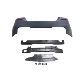 BMW 5 SERI- F10- 10/16; ARKA TAMPON ASTARLI(SEN.YUVALI/REFLKTRLÜ/KARLIKLI) (ÇİFT EGZ.D.Lİ)M-TECH-LCI 2021-2604