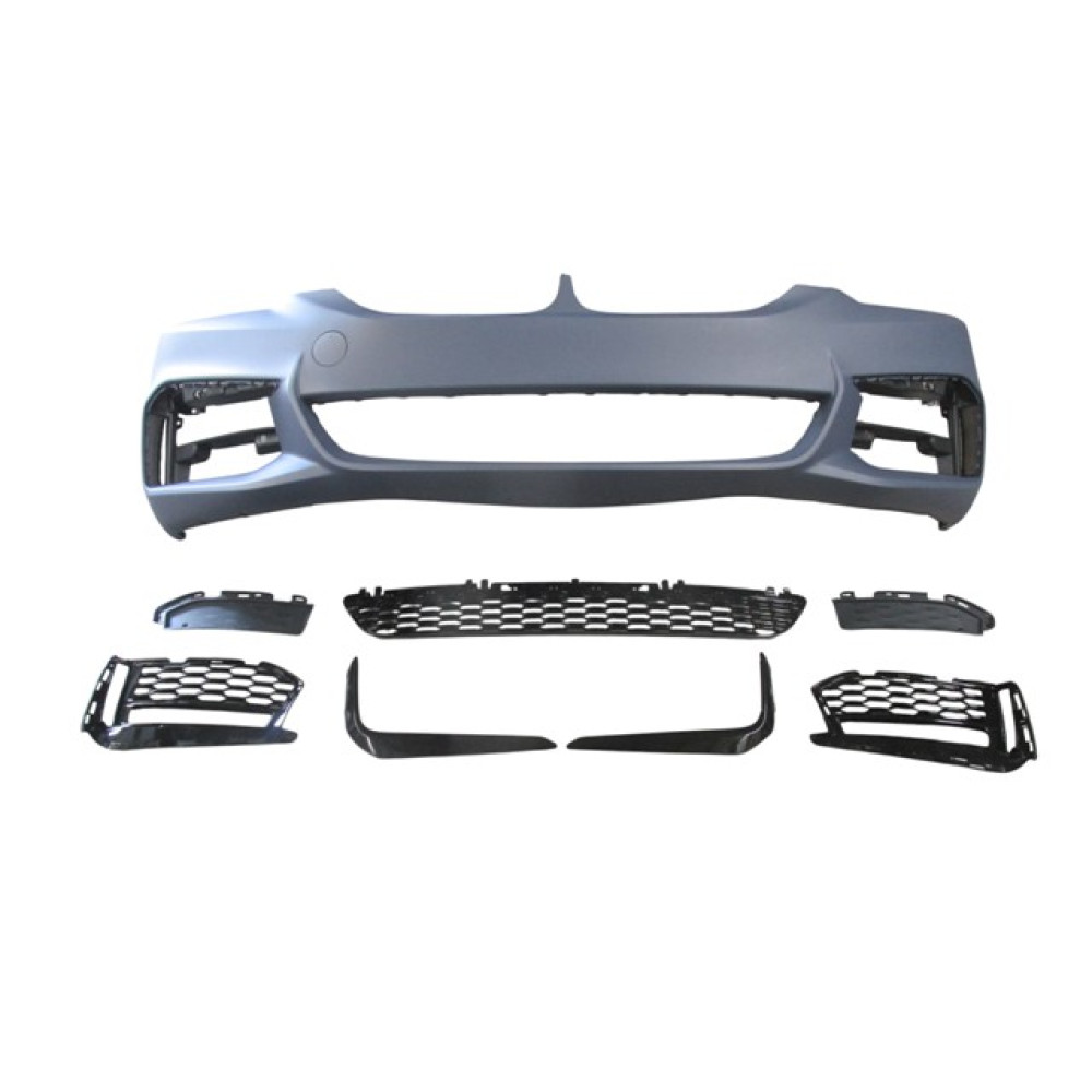 BMW 5 SERI- G30- 17/20; ÖN TAMPON ASTARLI (SİS KAPAKLI/SİS KAP. ÇITALI/IZGARALI) (SENSÖR D.Lİ)M-TECH 2022-2002