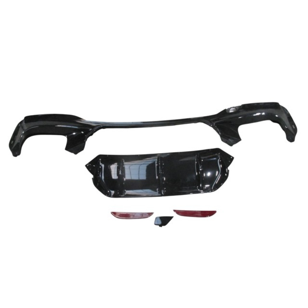 BMW 5 SERI- G30- 17/20; KARLIK PRLK SİYAH (ARKA TAMPON ALTI) (ÇEKİ DEMİR KAPAKLI/ÇİFT EGZOSLU)F90/M5 2022-2640D