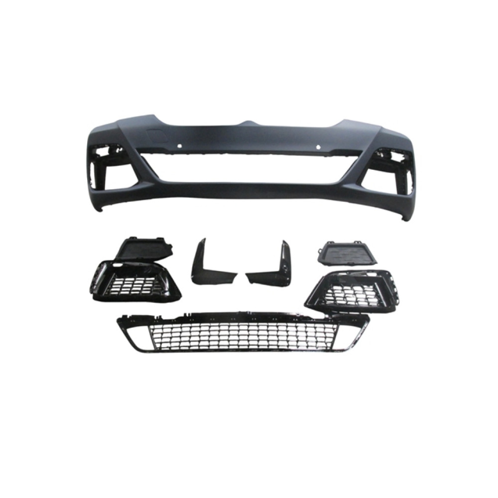 BMW 5 SERI- G30- 20/22; ÖN TAMPON ASTARLI(SİS DLKSİZ KAPAK/IZGARALI)(SENSÖR D.Lİ/ÇEKİ KAPAKLI)M-TECH 2023-2001