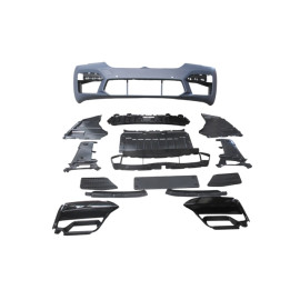 BMW 5 SERI- G30- 20/22; ÖN TAMPON GRİ (IZGARALI/SİS KAPAKLI/SENSÖR DELİKLİ) (F90/M5/LCI) 2023-2003