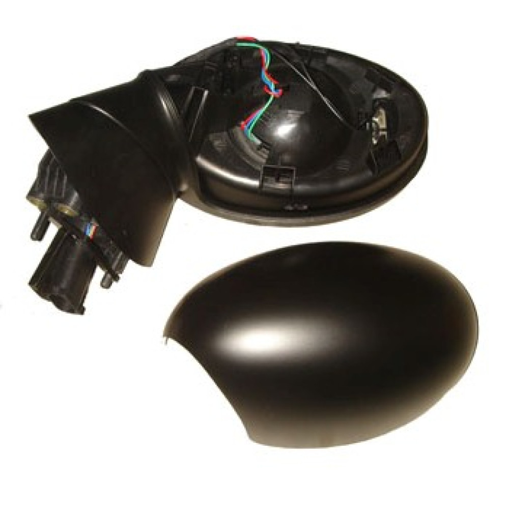 MINI COOPER- 02/07; KAPI AYNASI SOL ELEKTRİKLİ KATLAMASIZ 5PİNLİ SİYAH (POLYWAY) 2061-2994