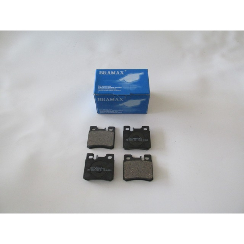 MERCEDES 190- W201- 83/93; ARKA FREN BALATASI (KABLOSUZ)(DİSK) (61,8X58,1X13,5)(BRAMAX) 2131-6360A