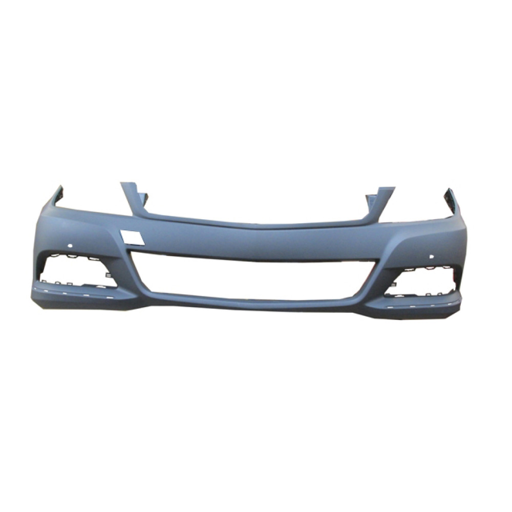 MERCEDES C CLASS- W204- 11/13; ÖN TAMPON GRİ (ASTARLI BANT/FAR YIKAMA DELİKSİZ/SENSÖR DELİKLİ TW) 2147-2001