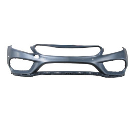 MERCEDES C CLASS- W205- 14/17; ÖN TAMPON GRİ (FAR YIKAMASIZ/SENSOR DELİKLİ)(AMG)(TW) 2148-2000