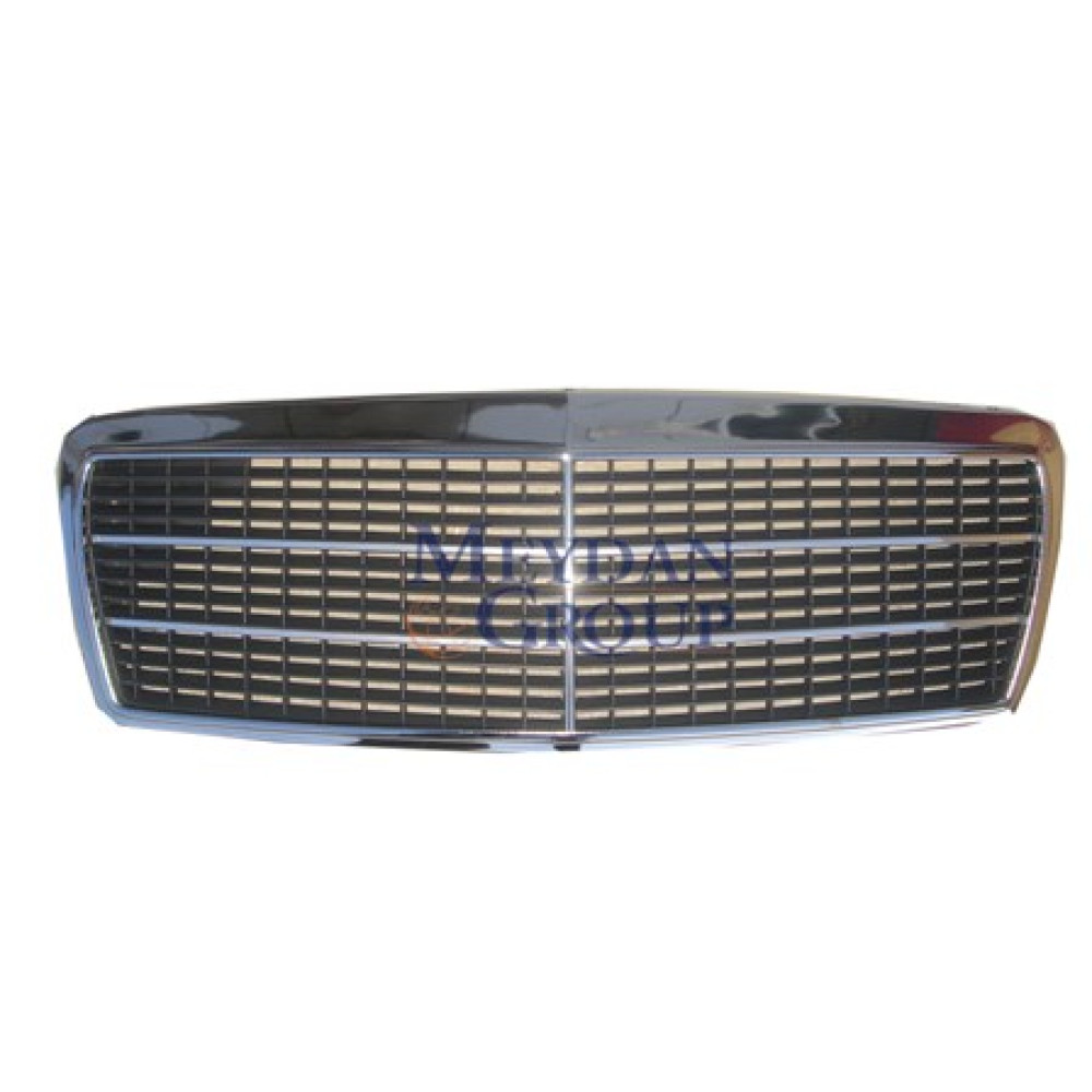 MERCEDES E CLASS- W210- 96/99; ÖN PANJUR KOMPLE NİKELAJLI (PETEKLERİ SİYAH)(5ÇITALI)(CLASSIC)(TW) 2150-2340