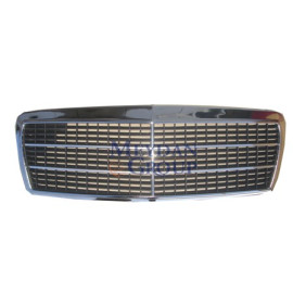 MERCEDES E CLASS- W210- 96/99; ÖN PANJUR KOMPLE NİKELAJLI (PETEKLERİ SİYAH)(5ÇITALI)(CLASSIC)(TW) 2150-2340