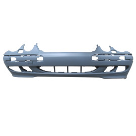 MERCEDES E CLASS- W210- 00/02; ÖN TAMPON KOYU GRİ (SİS/BAND DELİKLİ/FAR YIKAMA DELİKLİ) (TYG) 2151-2000