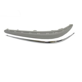 MERCEDES E CLASS- W211- 03/06; ÖN TAMPON BANDI SOL GRİ ASTARLI/NİKELAJ ÇITALI SENSÖR DELİKSİZ (TYG) 2152-2012