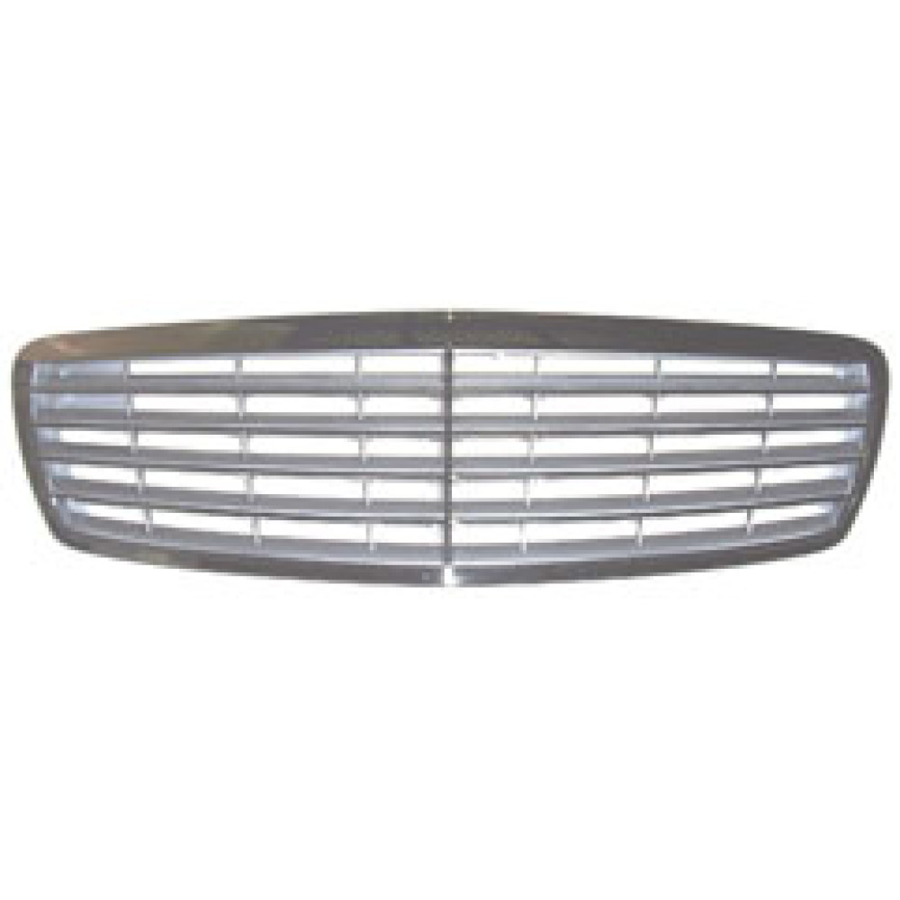 MERCEDES E CLASS- W211- 03/06; ÖN PANJUR NİKELAJ ÇERÇEVE/İÇ PETEK GÜMÜŞ GRİ (9ÇITALI)(ELEGANCE)(TYG) 2152-2344