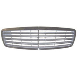 MERCEDES E CLASS- W211- 03/06; ÖN PANJUR NİKELAJ ÇERÇEVE/İÇ PETEK GÜMÜŞ GRİ (9ÇITALI)(ELEGANCE)(TYG) 2152-2344