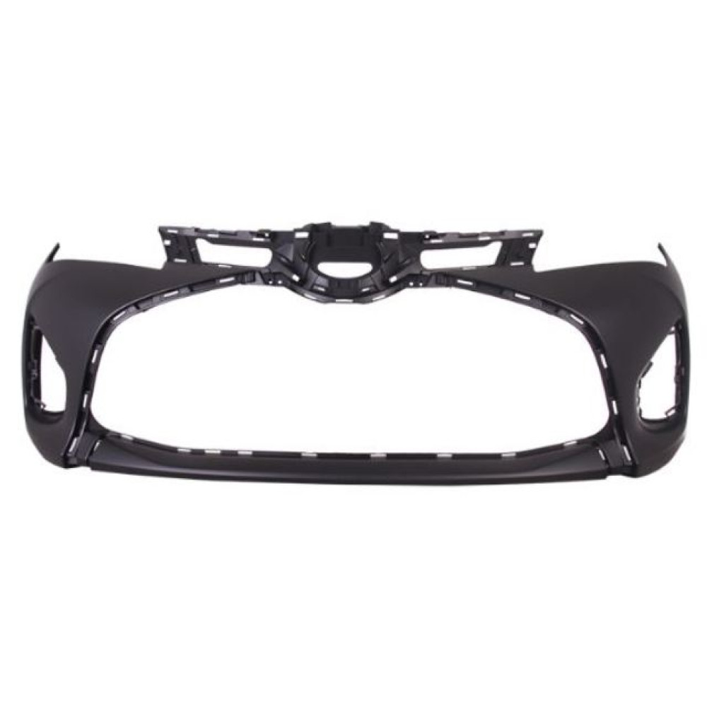 TOYOTA YARIS- 14/16; ÖN TAMPON SİYAH (SİS/PANJUR DELİKLİ) (TW) 218-2001
