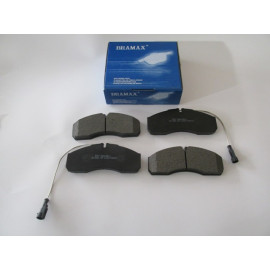 MERCEDES SPRINTER- 00/07; ÖN FREN BALATASI (616) (2 KABLOLU) (DİSK)(164,6X67,8X19) (BRAMAX) 2302-6350A