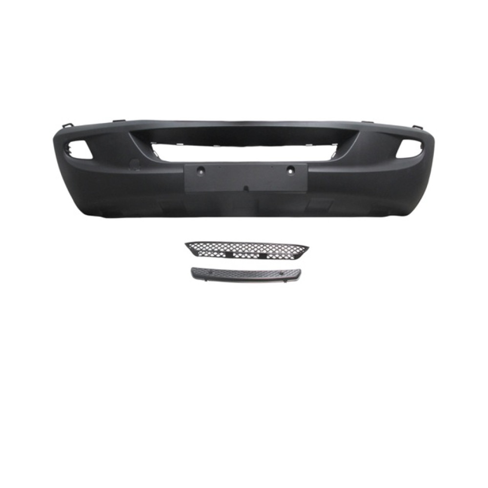 MERCEDES SPRINTER- 07/13; ÖN TAMPON SİYAH (SİS DLİKLİ/IZGARALI/BASAMAK PLASTİKLİ/ÇEKİ DEMİR KAPAKLI) 2303-2002