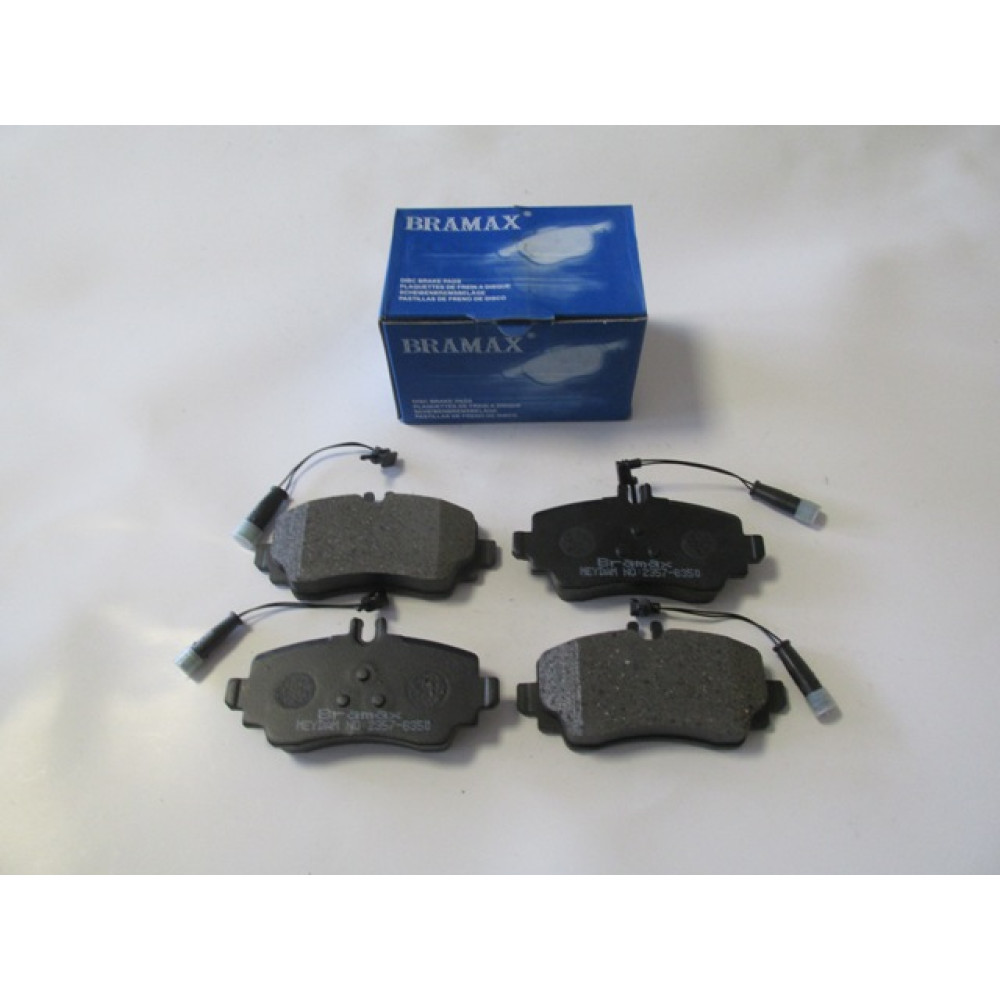 MERCEDES VANEO- 03/06; ÖN FREN BALATASI (4 KABLOLU)(DİSK)(116.5X57X18.5)(BRAMAX) 2357-6350