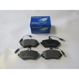 MERCEDES VANEO- 03/06; ÖN FREN BALATASI (4 KABLOLU)(DİSK)(116.5X57X18.5)(BRAMAX) 2357-6350