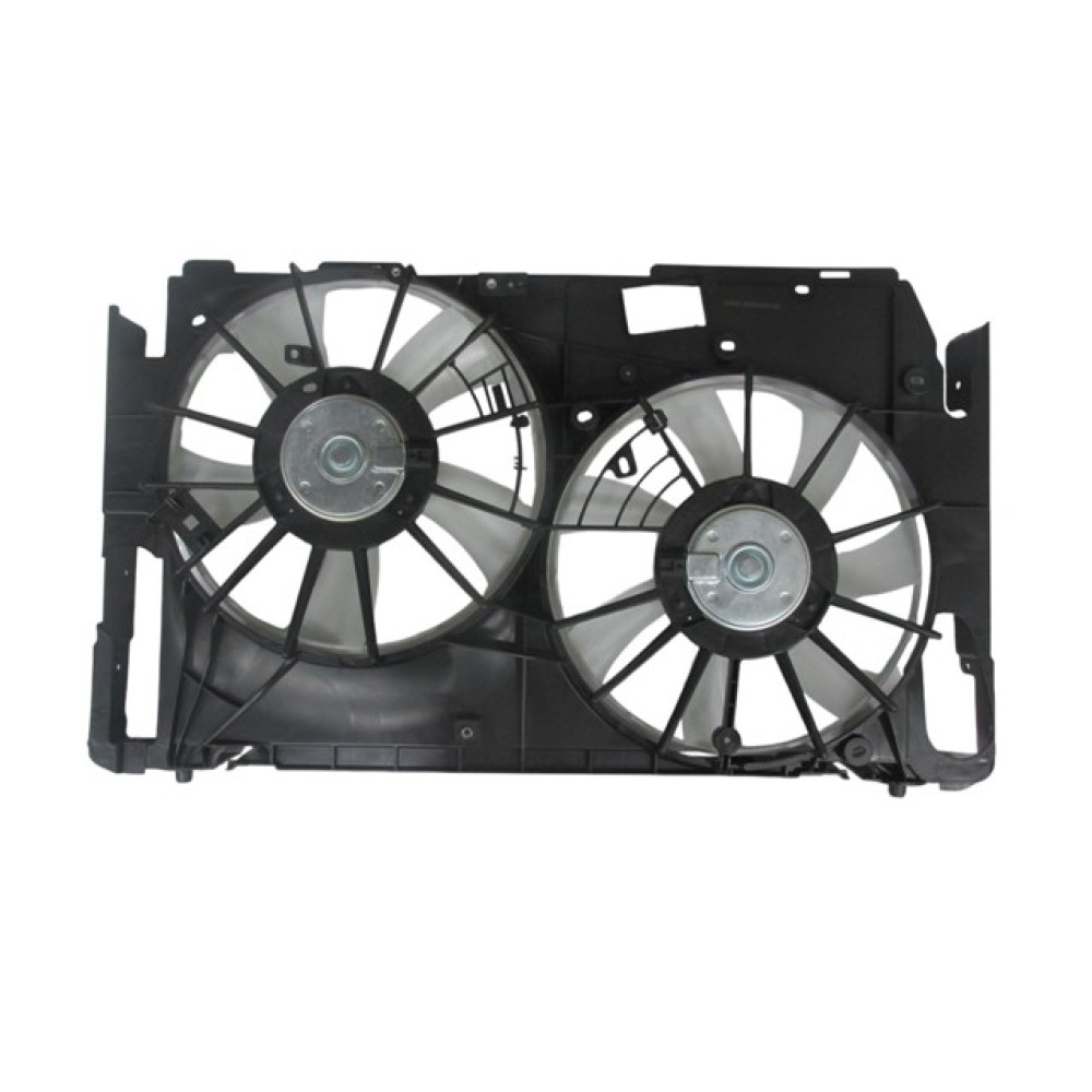 TOYOTA RAV4- 04/12; RADYATÖR VE KLİMA FAN DAVLUMBAZI KOMPLE ÇİFTLİ (5+7 KANAT) (MOTORLU) (ORİS) 244-4813