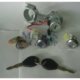 NISSAN MICRA- K11- 98/02; KONTAK KİLİT SETİ (3LÜ) (KONTAK/KAPI/BAGAJ) (TERMİKLİ) 248-1907