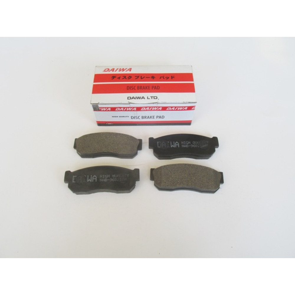 NISSAN SUNNY- B11 CD17- 84/86; ÖN FREN BALATASI BENZİNLİ TİP (DİSK) (108,6X37X16) (DAIWA) 250-6350