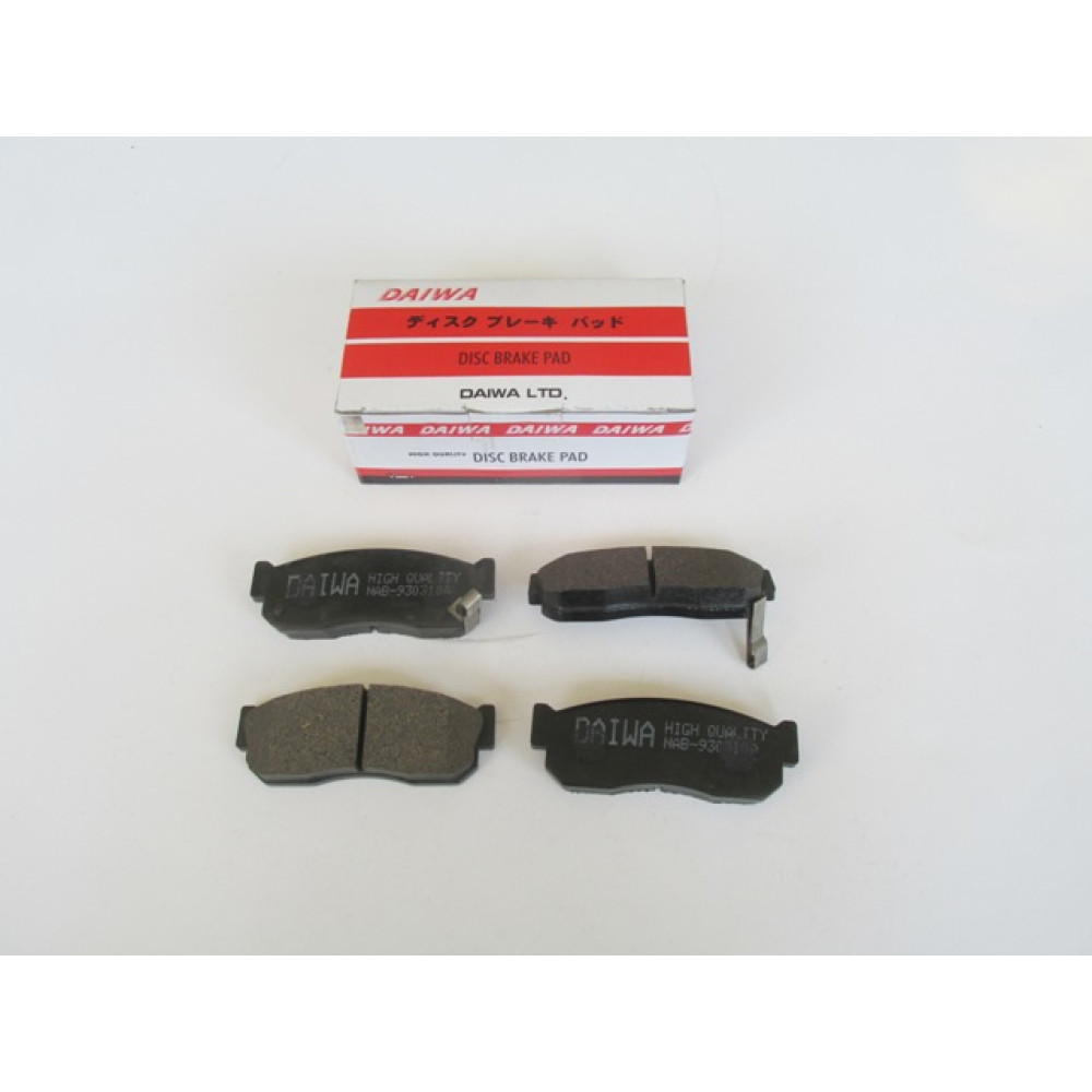 NISSAN SUNNY- B11 CD17- 84/88; ÖN FREN BALATASI DİZEL TİP (DİSK) (108,6X37X16) (DAIWA) 251-6350